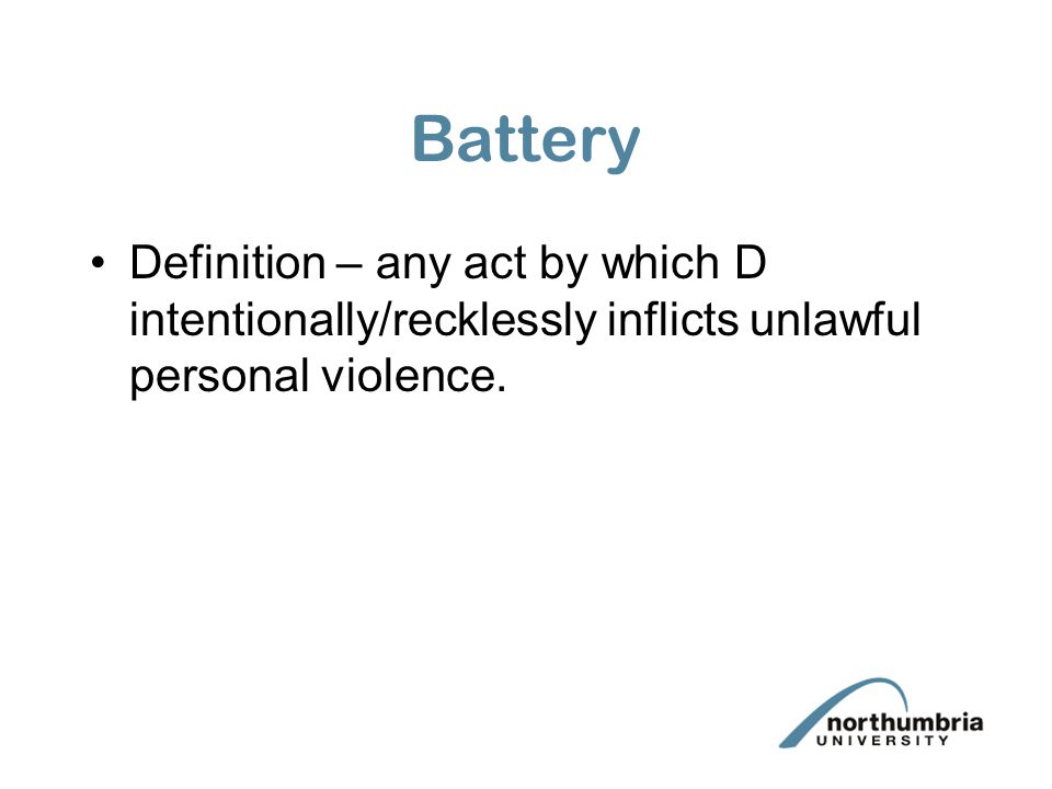 NON FATAL OFFENCES AGAINST THE PERSON ppt video online download